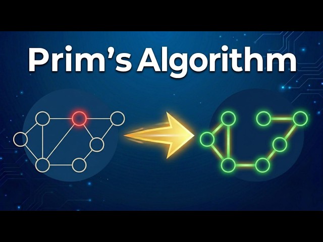 Prim's Algorithm Explained 🌳📊