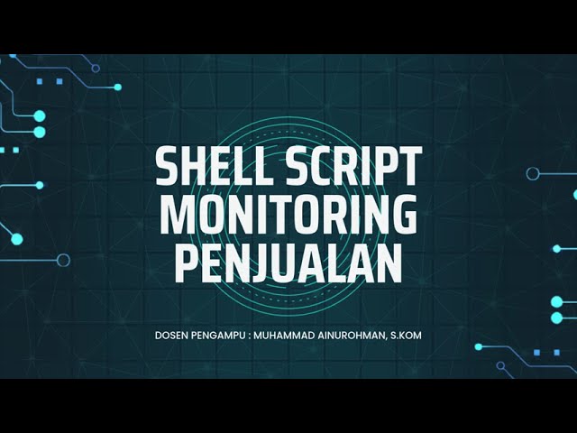 Tugas Praktikum Sistem Operasi Membuat Shell Script Sederhan