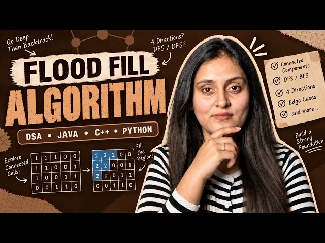 Flood Fill Algorithm | DFS & BFS | Easy Explanation | Python, Java & C++