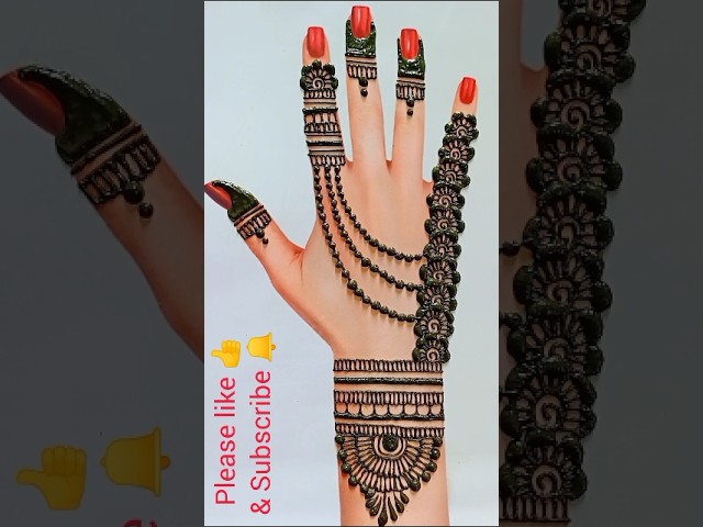 Beautiful mehndi design #mehndi #trending #youtubeshorts #shorts #viralvideo #mehndidesign #new