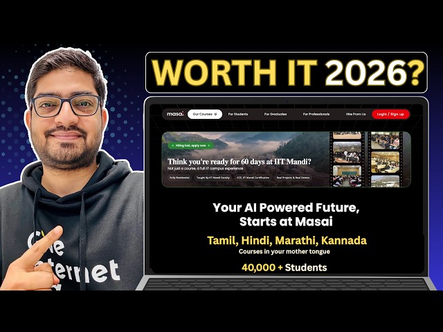 Masai School 2026 Honest Review: Is it Worth it? (Programs, IITs & Vernacular)