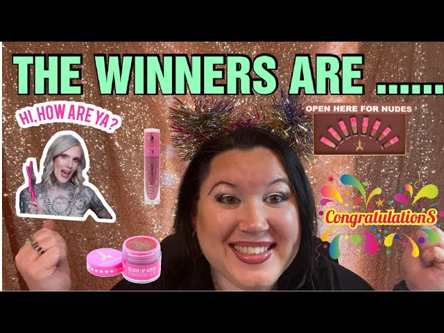 The Winners Are Jeffree Star Giveaway