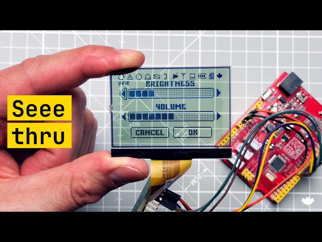 Transparent LCD Display with Arduino UNO