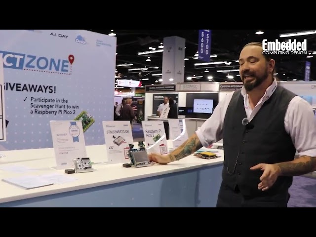 Ken Briodagh showcases the New Product Zone at embedded world North America 2026