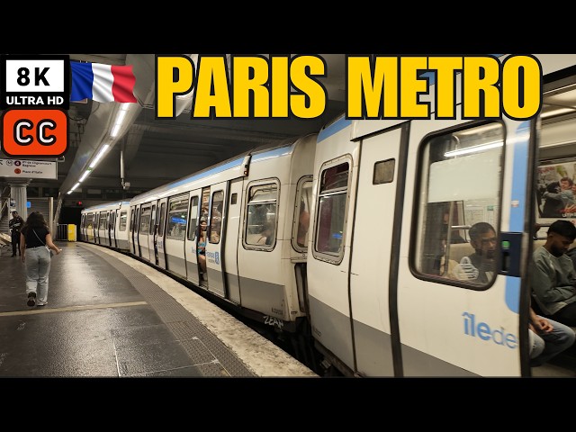 【8K】Paris Metro 🇫🇷 Ride to Gare de l'Est [HDR]