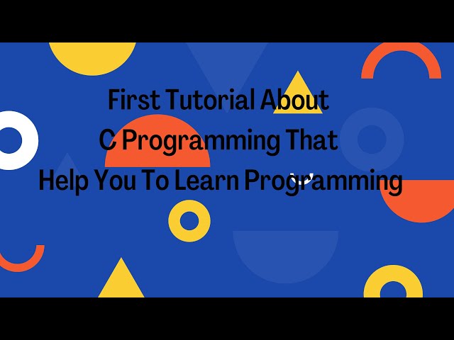 First Tutorial About  C Programming That Help You To Learn Programming || Programming Cri3teria ||