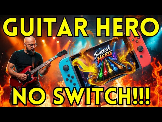 INCREDIBLE!! GUITAR HERO ON SWITCH!! THIS IS SWITCH HERO