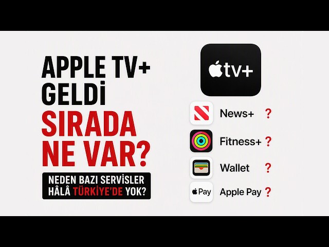 Apple Wallet, News+, Fitness+... Why Aren't They in Turkey?