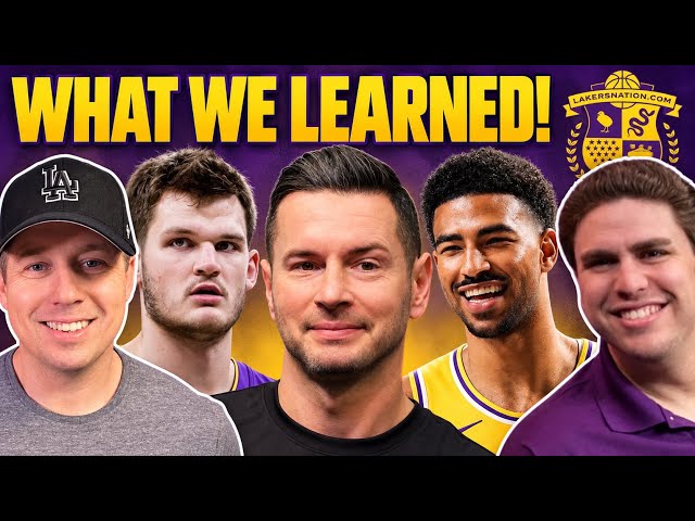 What We Learned From Lakers Training Camp Day 1!