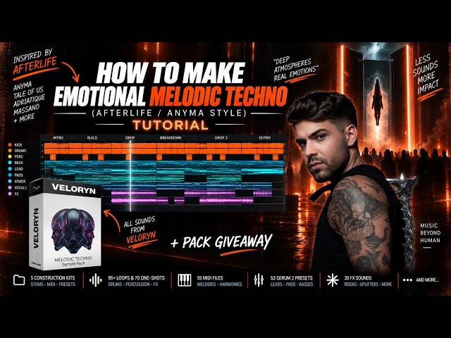 How To Make Emotional Melodic Techno (Afterlife / Anyma Style)