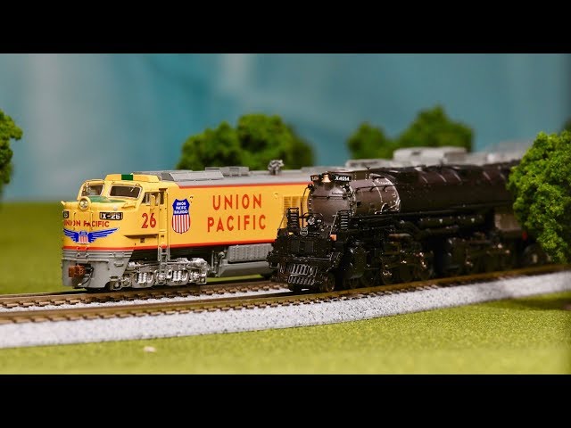 Model Trains - Union Pacific Steam and Diesel
