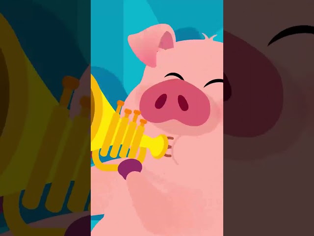 #shorts  Animal Fart Music Band 1 | Animal Song | Fart Song | Nursery Rhymes & Kids Songs