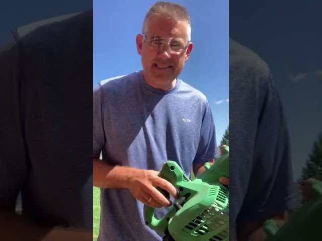 Using a leaf blower with an implanted heart device.