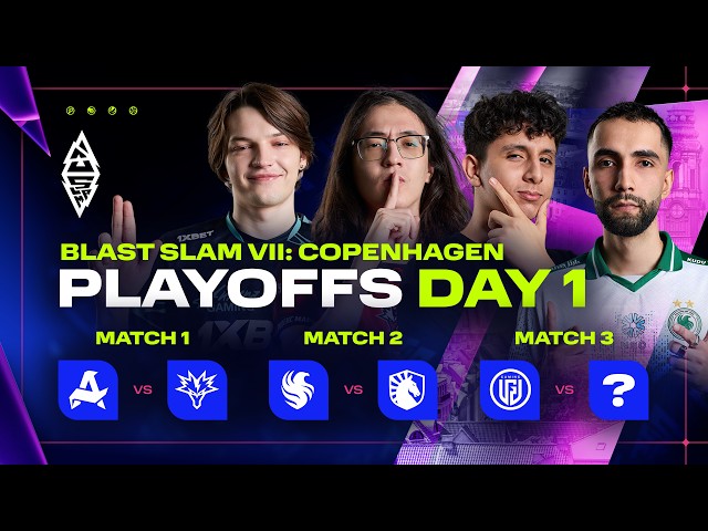 BLAST SLAM VII: Copenhagen, Playoffs, Day 1 - Dota 2 LIVE