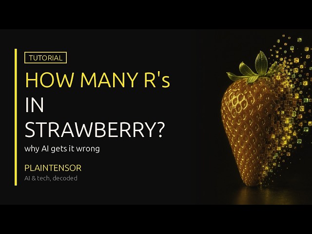 How Tokenization Works: Why AI Can't Count Letters in Strawberry