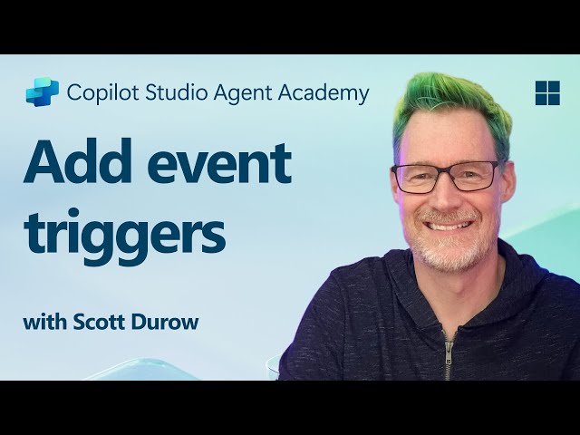 Add event triggers - enable autonomous agent capabilities