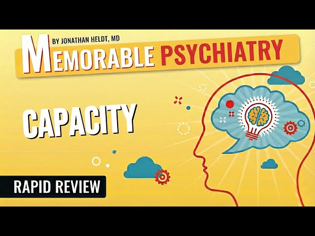 Capacity Evaluation Mnemonics (Memorable Psychiatry Lecture)