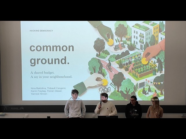 Project presentation by group "common ground"