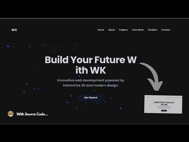 Build a Professional Portfolio Website with HTML, CSS, and JavaScript | Portfolio Website