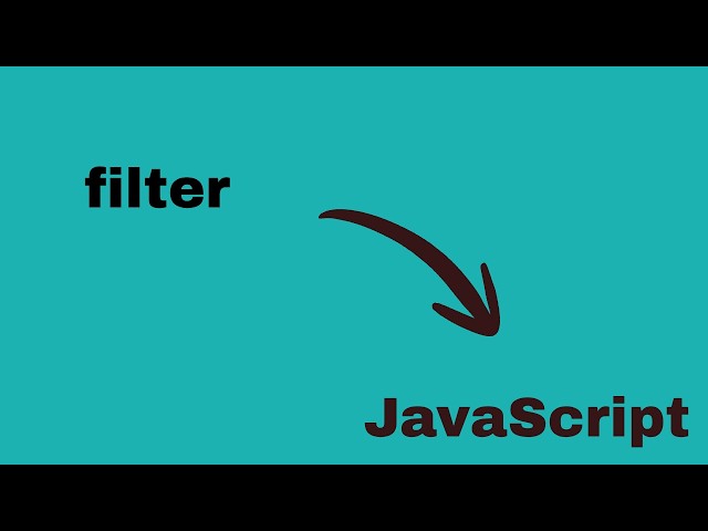 filter in JavaScript