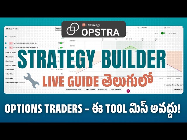 How to Use Opstra Options Strategy Builder – Beginners to Pro (Telugu Guide)