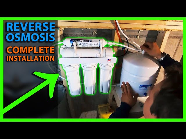 How To Install a Reverse Osmosis System & Alternate Location Options - RO Drinking Water System