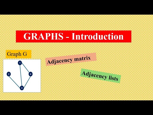 GRAPHS -  Introduction