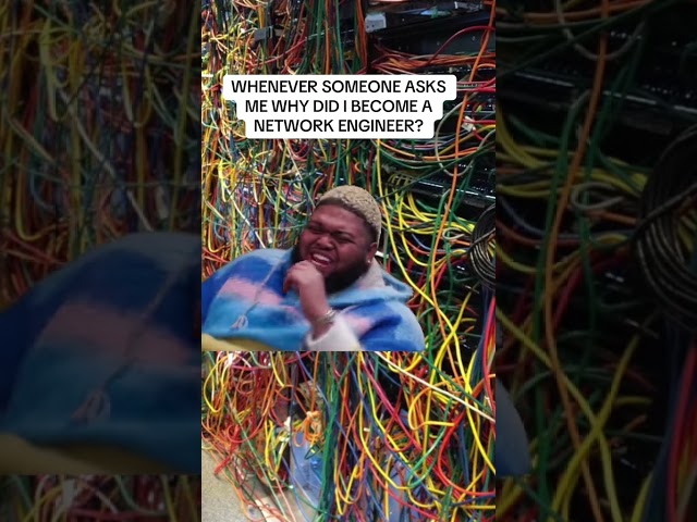 Why else would you want to be a network engineer 🤣#ccna#computernetworking#itcareer
