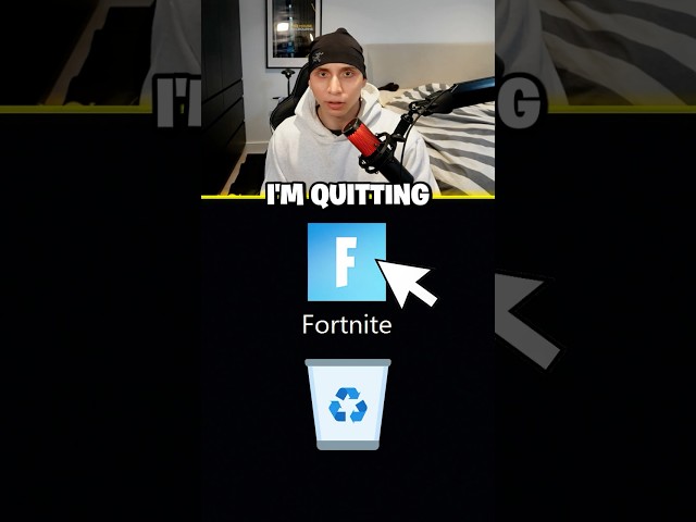 Worthy is quitting Fortnite...