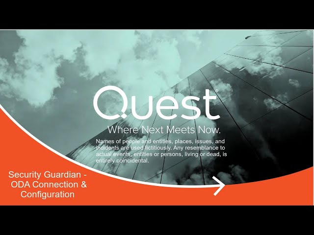 Identity Defense  -  ODA Connection and Configuration