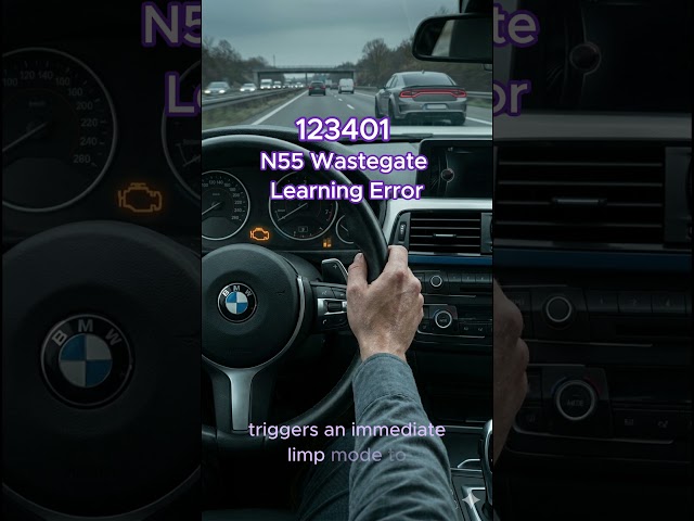 BMW Code 123401 on N55 - Wastegate Learning Error