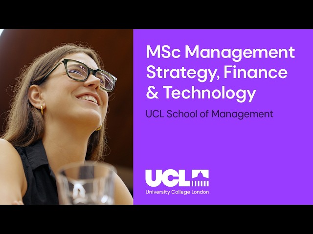 MSc Management, Strategy, Finance & Technology