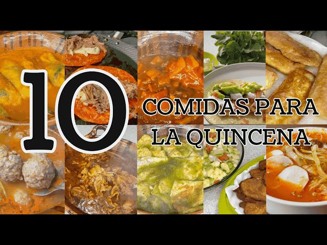 10 MENÚS SEMANAL ECONÓMICO #2  #viral #parati #fypシ  #recetas  #fyp  #fypシ゚viral #1million