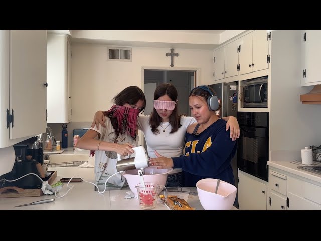 blind, deaf, mute challenge- with camille and ava