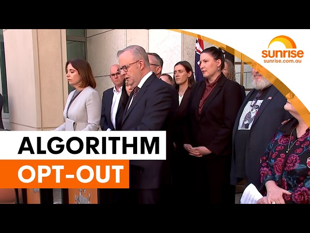 Government proposes social media algorithm opt-out laws | Sunrise