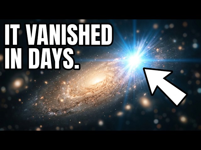 Something 1,000 Times Brighter Than Our Sun Just Appeared Overnight — And Vanished Days Later