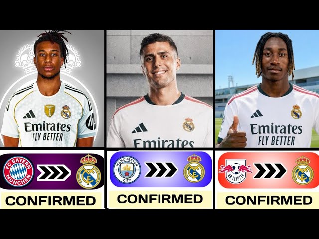 Real Madrid Confirmed Summer Transfer News 2026 ✅ | Ft. Carlos Espi, Yan Diomande, Rodri, Olise