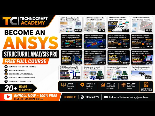 ANSYS Course Session 1 | How to Become a CAE Engineer as a Fresher? | FEA Basics Explained