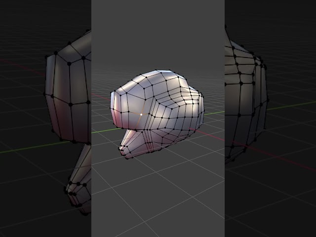 Timelapse of modeling, sculpting and baking a mech head #B3D #Blender #Blender3D