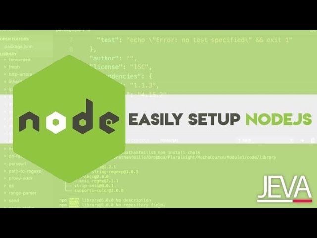 How to Setup / Install NodeJS and Actually Use it.
