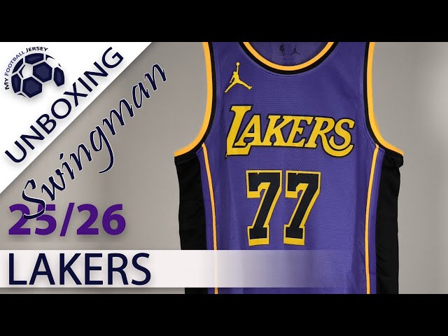Los Angeles Lakers Statement Edition Jersey 25/26 Doncic (KITKK) Swingman Version Unboxing Review