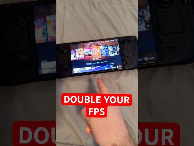 How To Double Your Steam Deck FPS In Under 30 Seconds