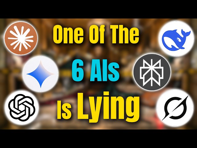 One Of The 6 AIs Is Lying!🤐❓️🤖    #gemini #chatgpt #claude #grok #perplexity #deepseek