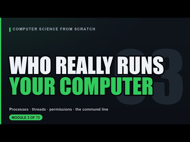 Computer Science Module 3: Operating Systems and the Command Line,Processes, Memory and the Terminal