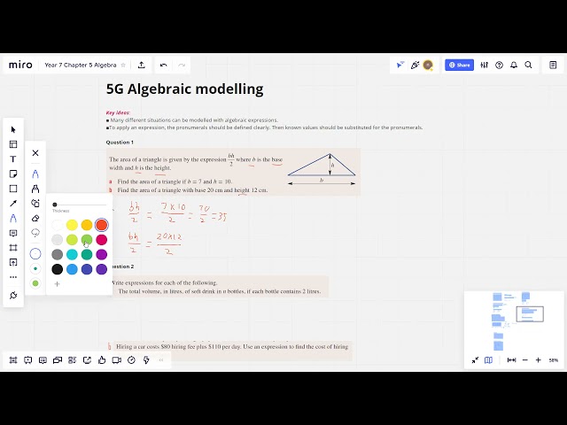 5G Algebraic modelling