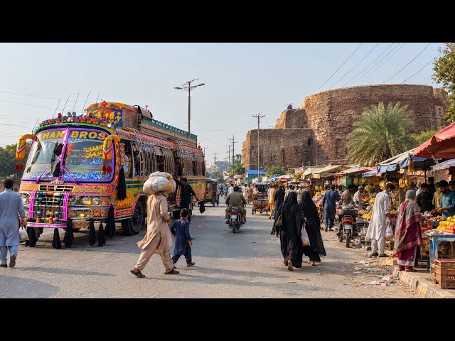 Unseen Shocking Life Behind the LAHORE Royal Fort | 4K walking tour | 