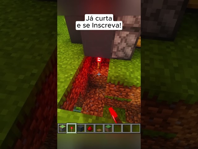 Porta Automática 2x2 Simples e Fácil! TutorialPt.35 - #shorts #tutorial #minecraft #foryou #fyp