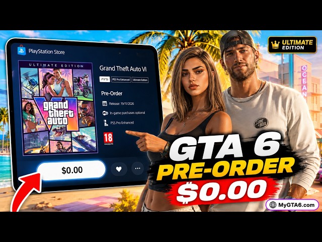 Free GTA 6 Redeem Codes [PS5/XBOX] 🎁 How to Get GTA 6 for Free!