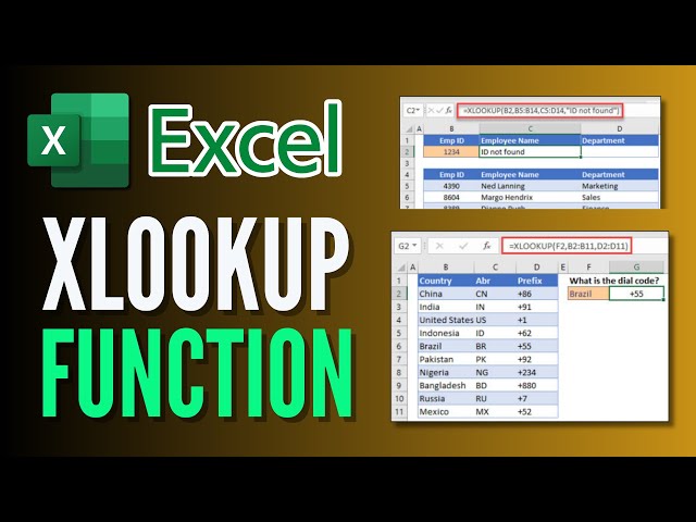 XLOOKUP Function In Excel