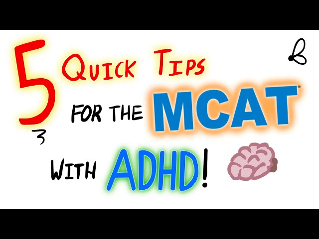 5 Quick MCAT Tips for ADHD and Motivation Struggles!